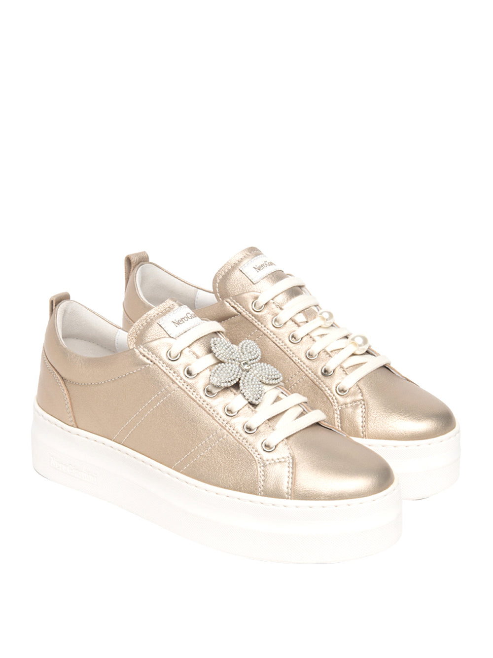 NERO GIARDINI Sneakers platform Donna - Grigio modello E615312D