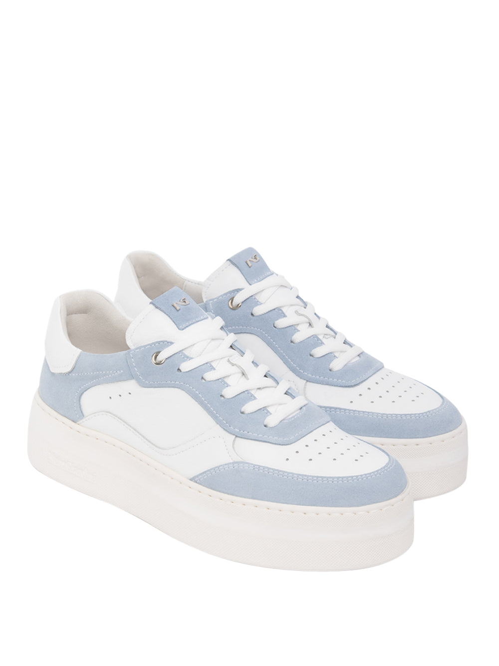 NERO GIARDINI Sneakers platform Donna - Celeste modello E615313D