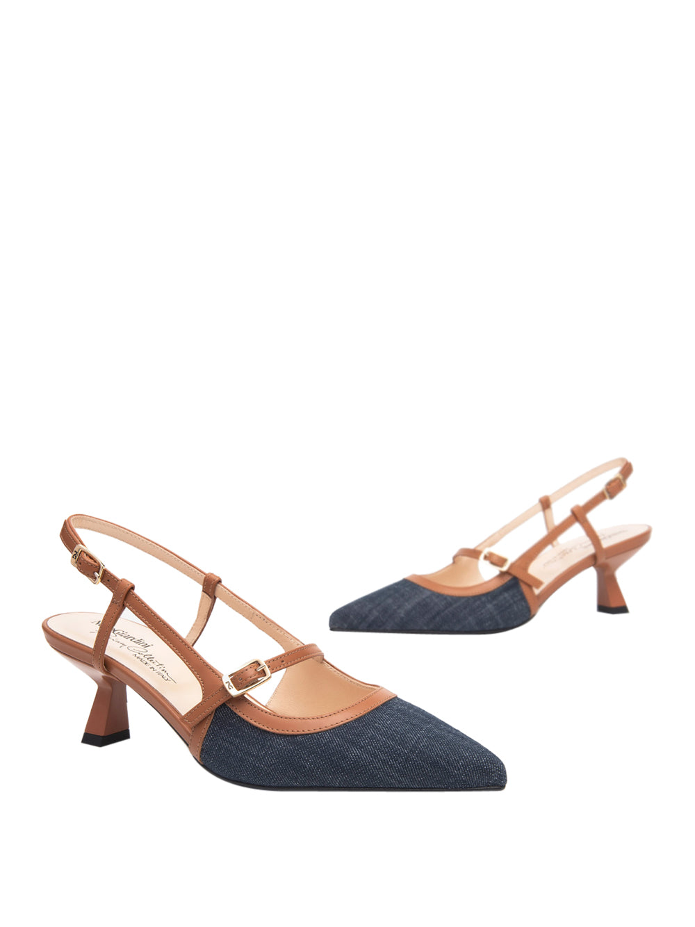 NERO GIARDINI Decollete sling back Donna - Blu modello E615470D