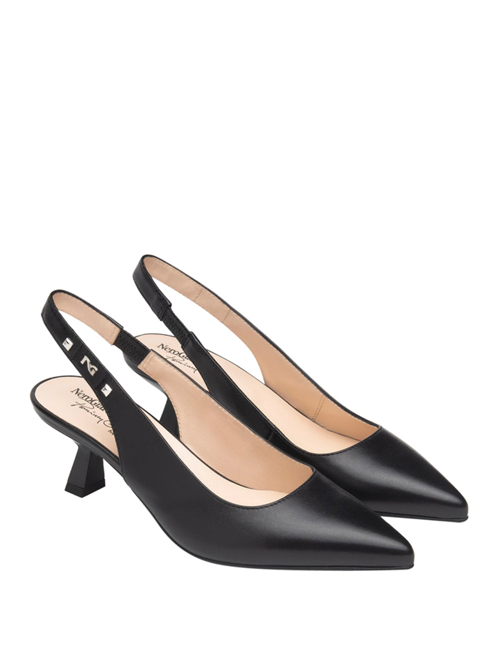 NERO GIARDINI Decollete sling back Donna - Nero modello E615475D