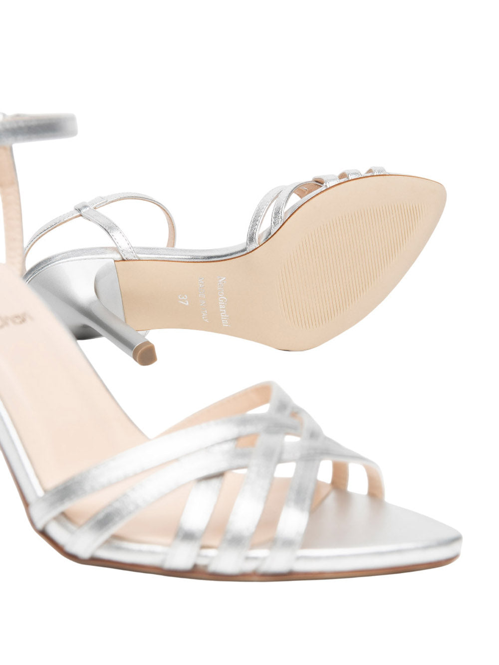 NERO GIARDINI Sandali con tacco Donna - Argento modello E615652DE