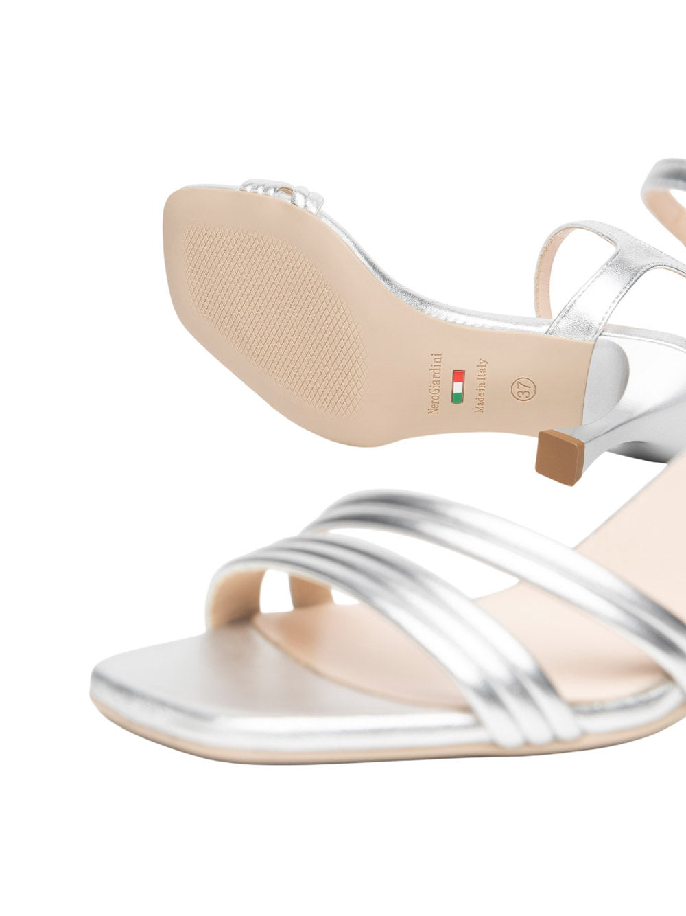NERO GIARDINI Sandali con tacco Donna - Argento modello E615683DE