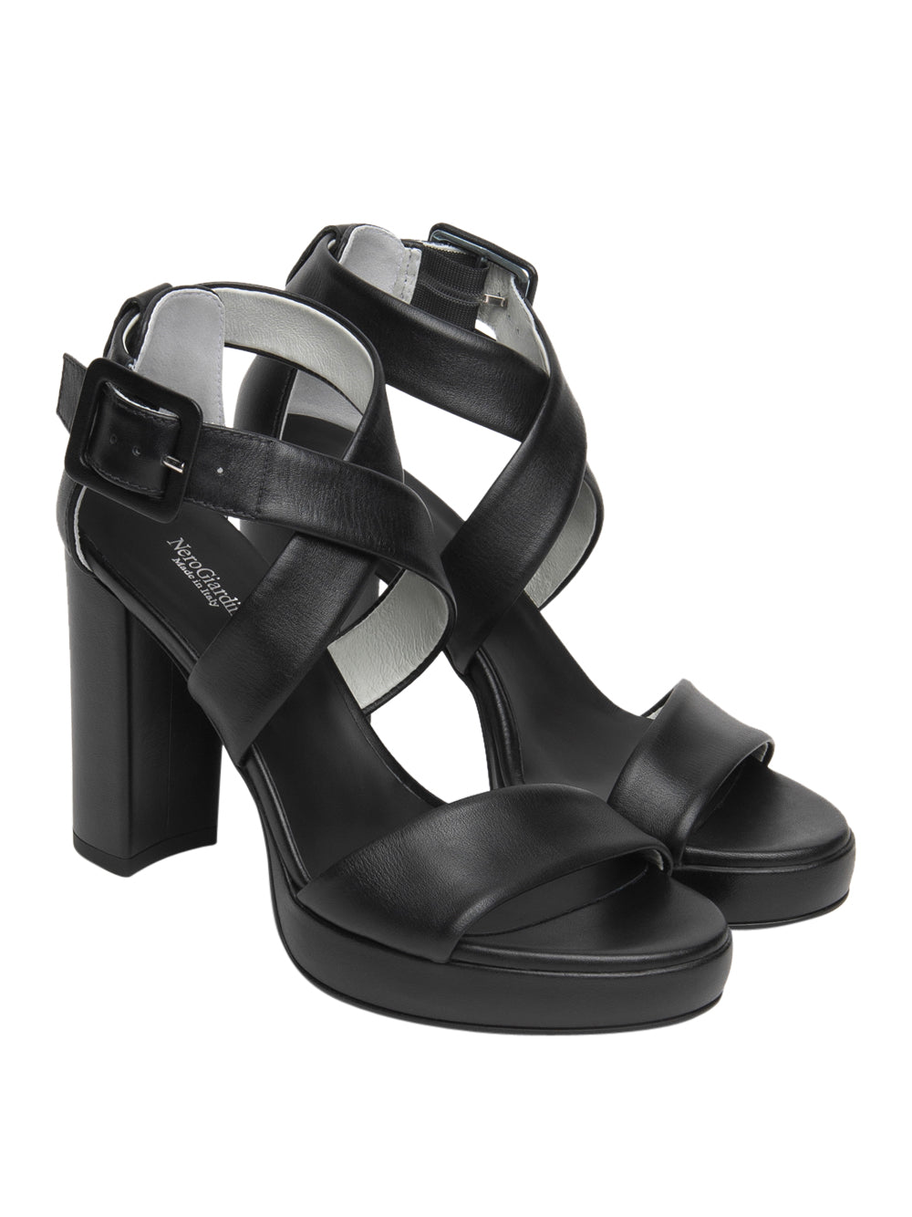 NERO GIARDINI Sandali con tacco Donna - Nero modello E615800D