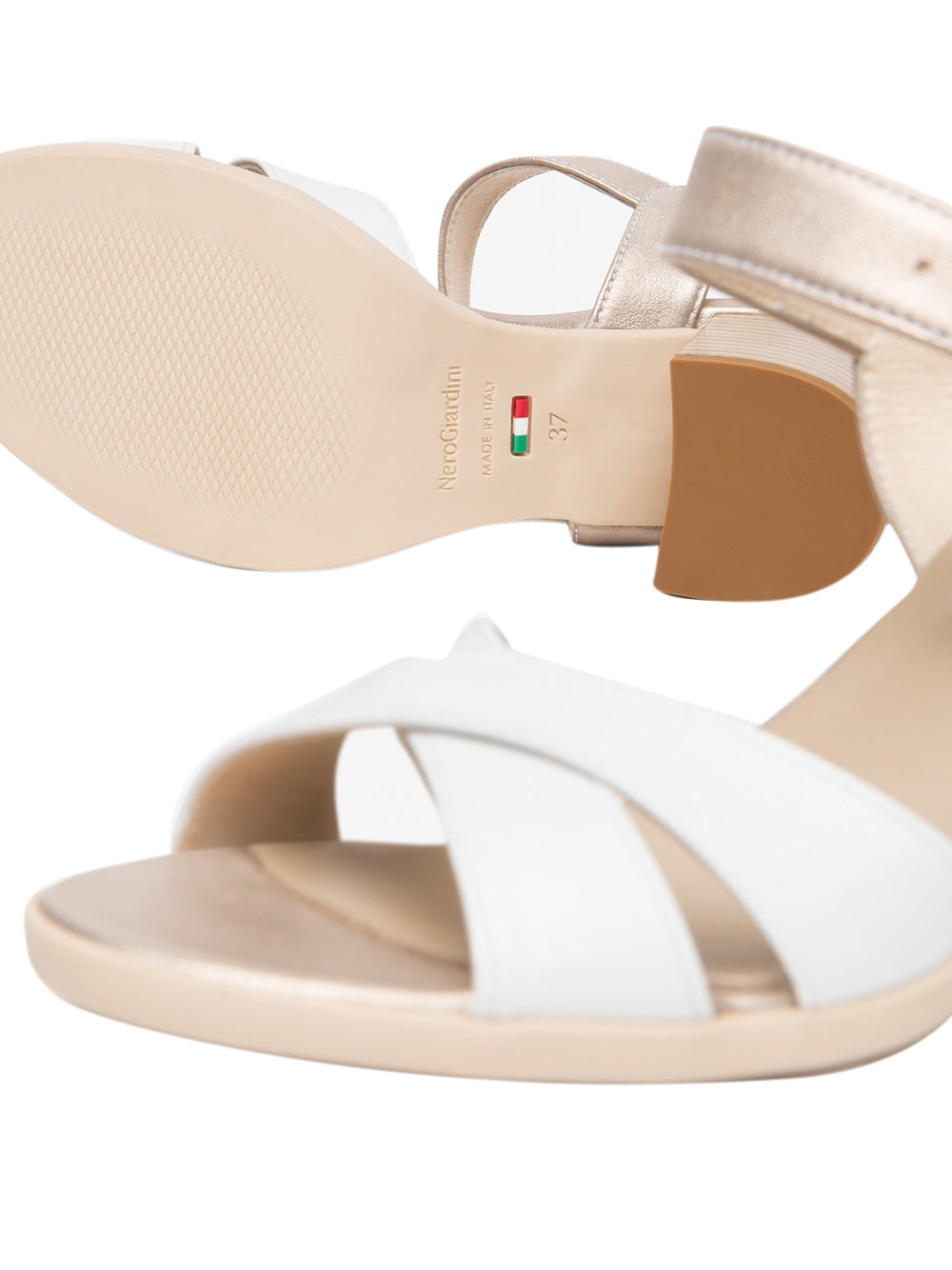 NERO GIARDINI Sandali con tacco Donna - Bianco modello E615862D