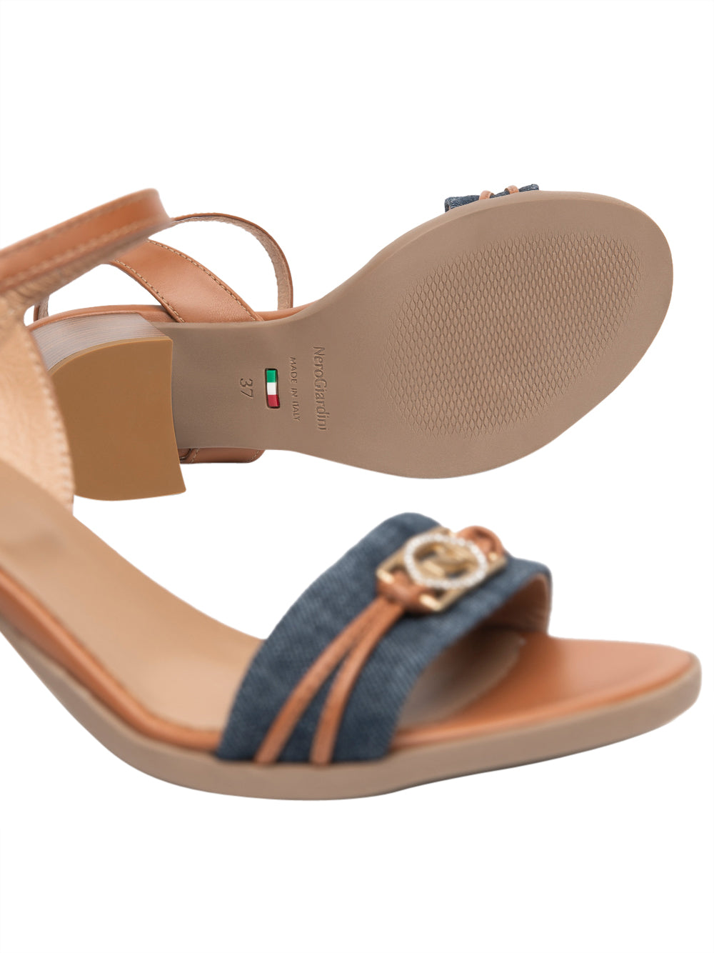 NERO GIARDINI Sandali con tacco Donna - Blu modello E615880D