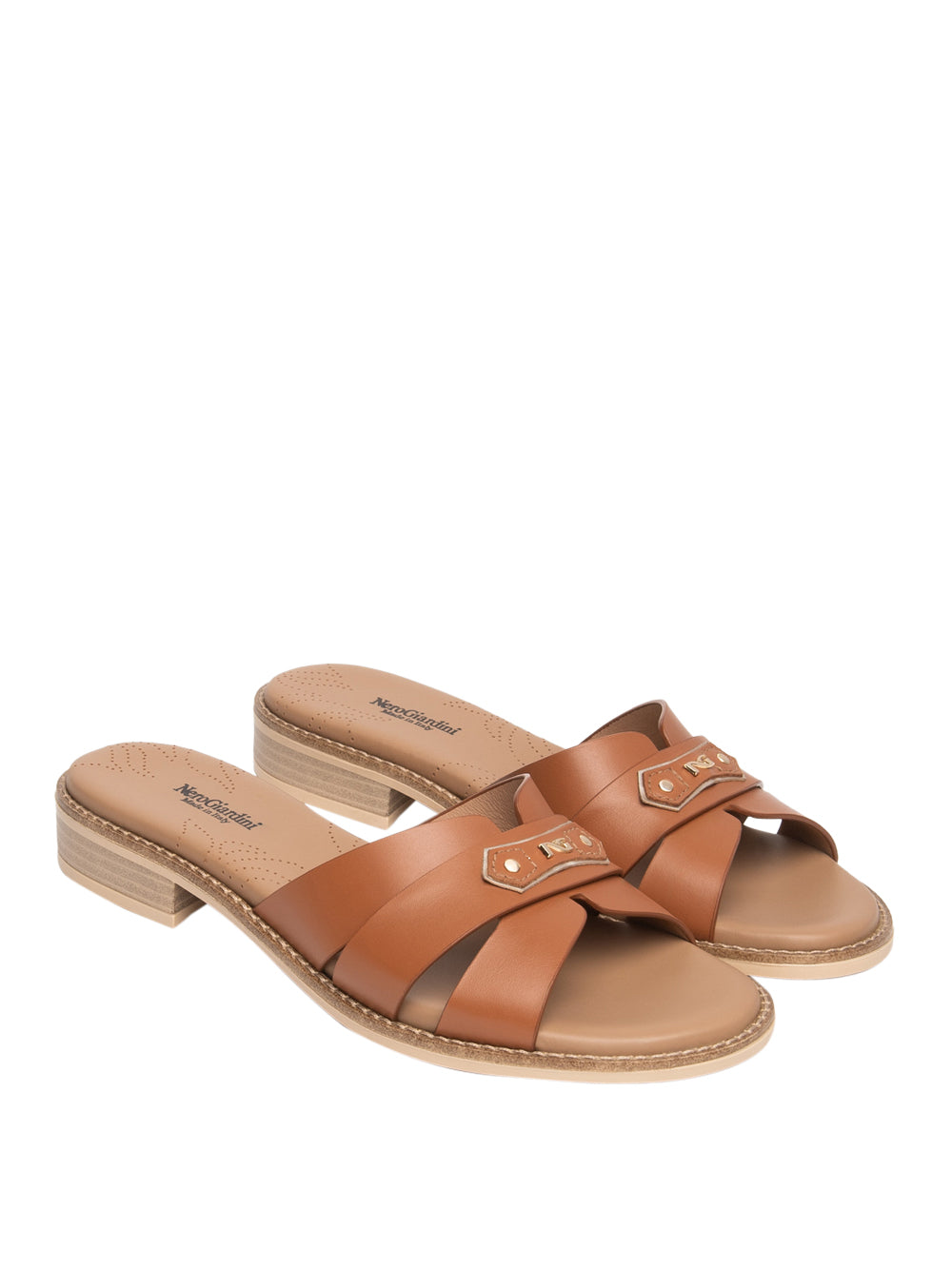 NERO GIARDINI Sandali slippers Donna - Cuoio modello E615893D