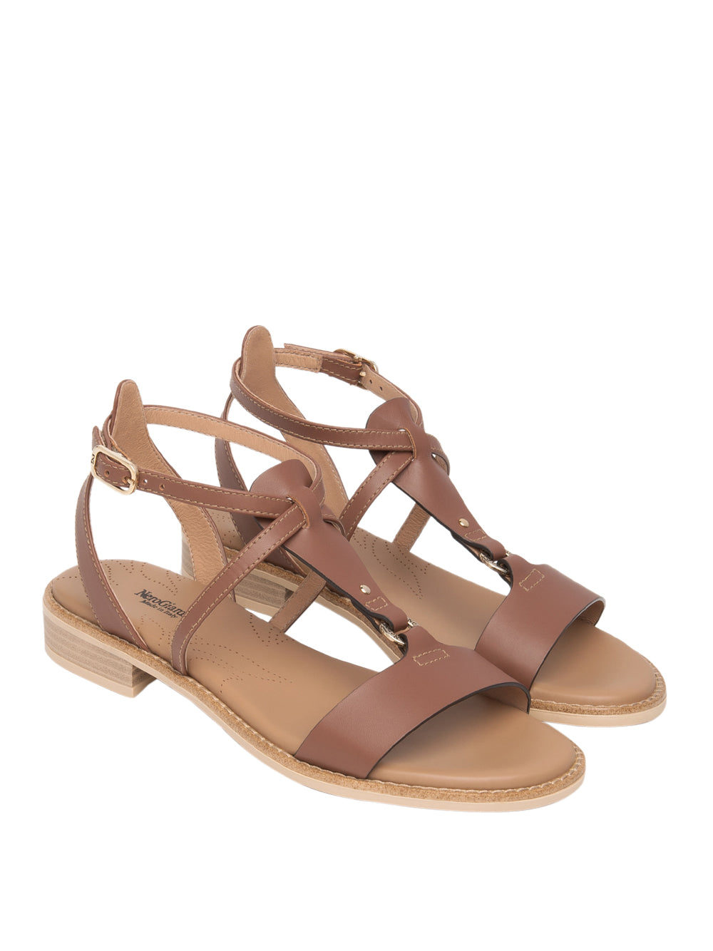 NERO GIARDINI Sandali Donna - Cuoio modello E615895D