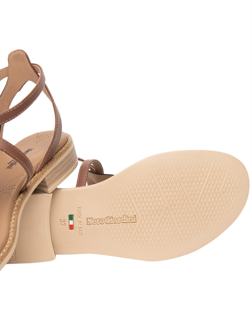 NERO GIARDINI Sandali Donna - Cuoio modello E615895D