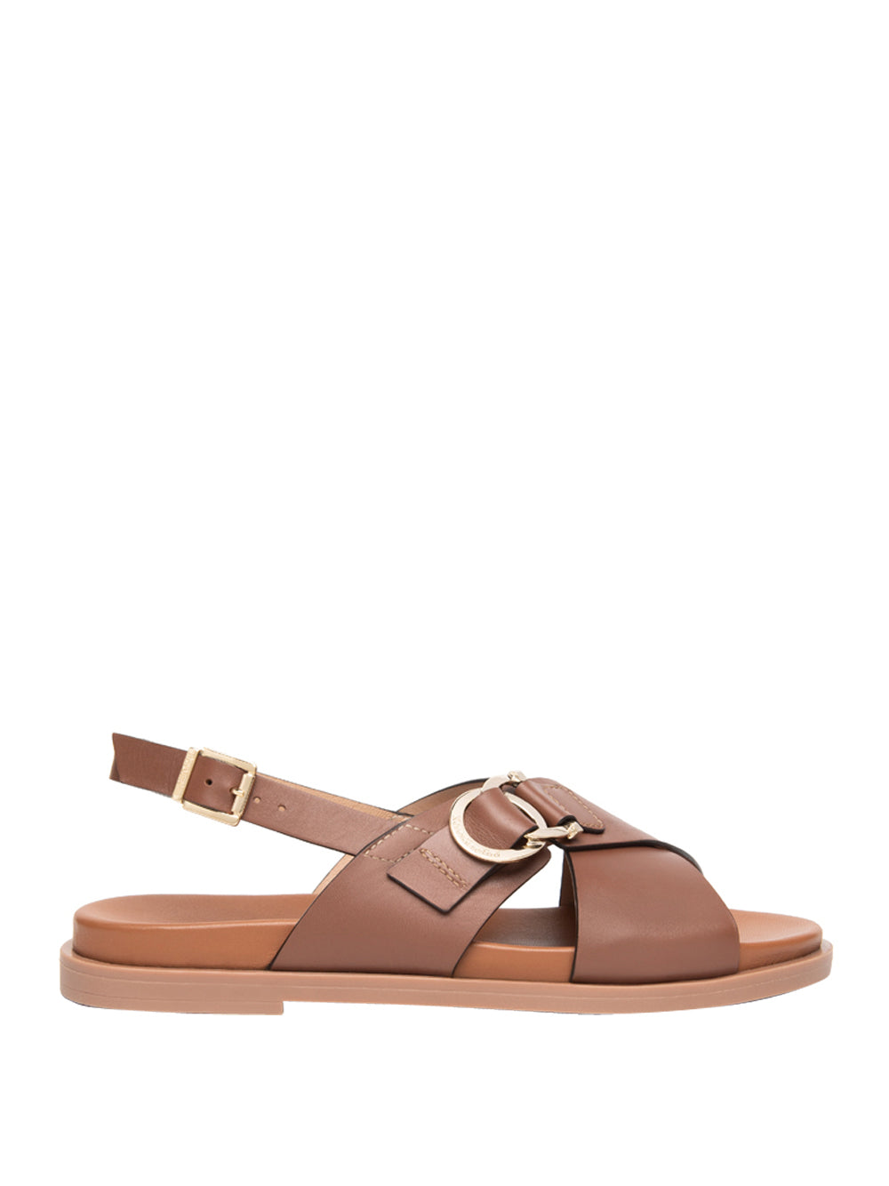 NERO GIARDINI Sandali sling back Donna - Cuoio modello E615933D