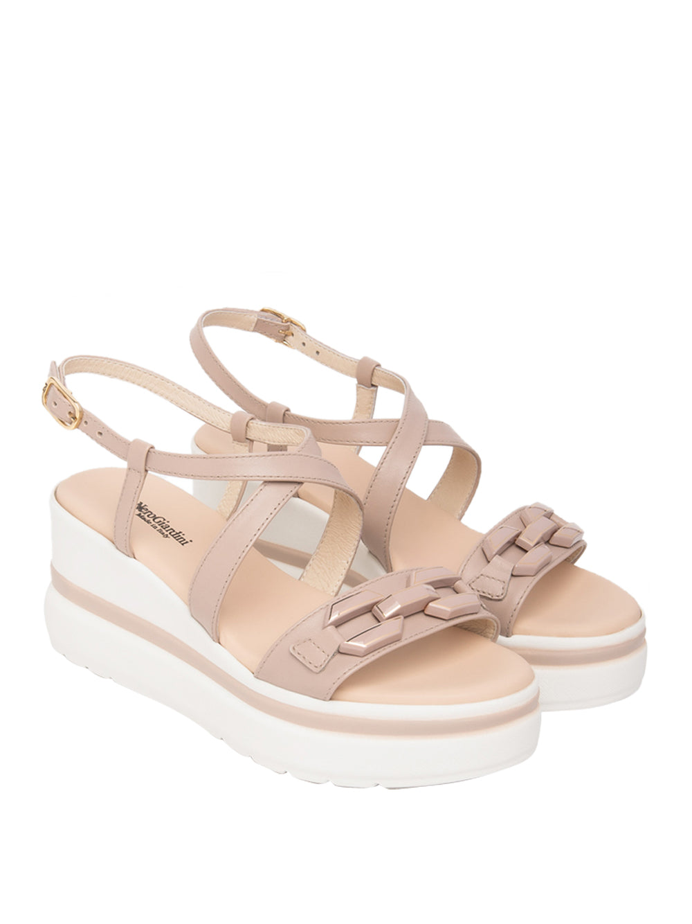 NERO GIARDINI Sandali con zeppa Donna - Rosa modello E615953D