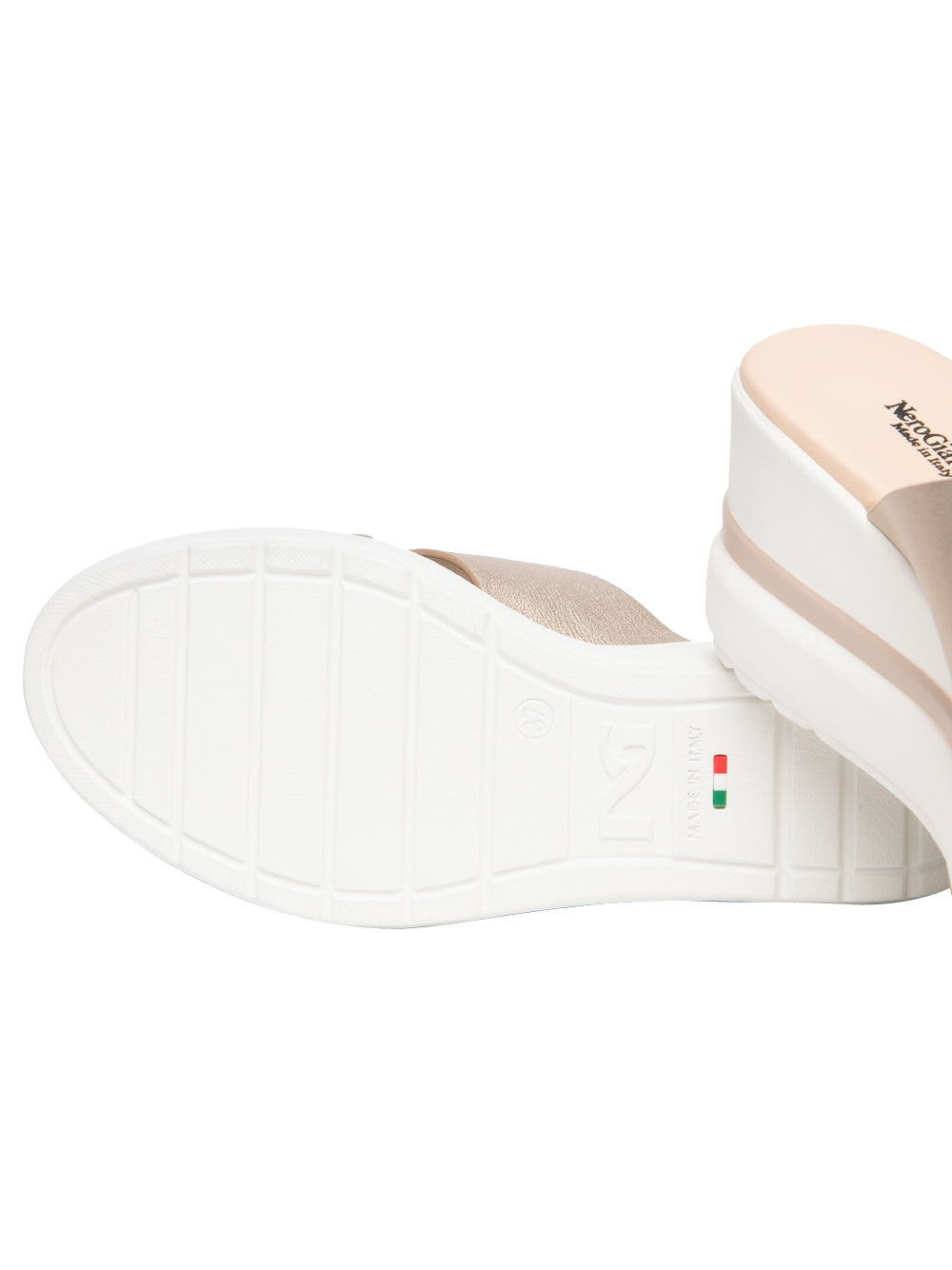 NERO GIARDINI Sandali con zeppa Donna - Grigio modello E615955D