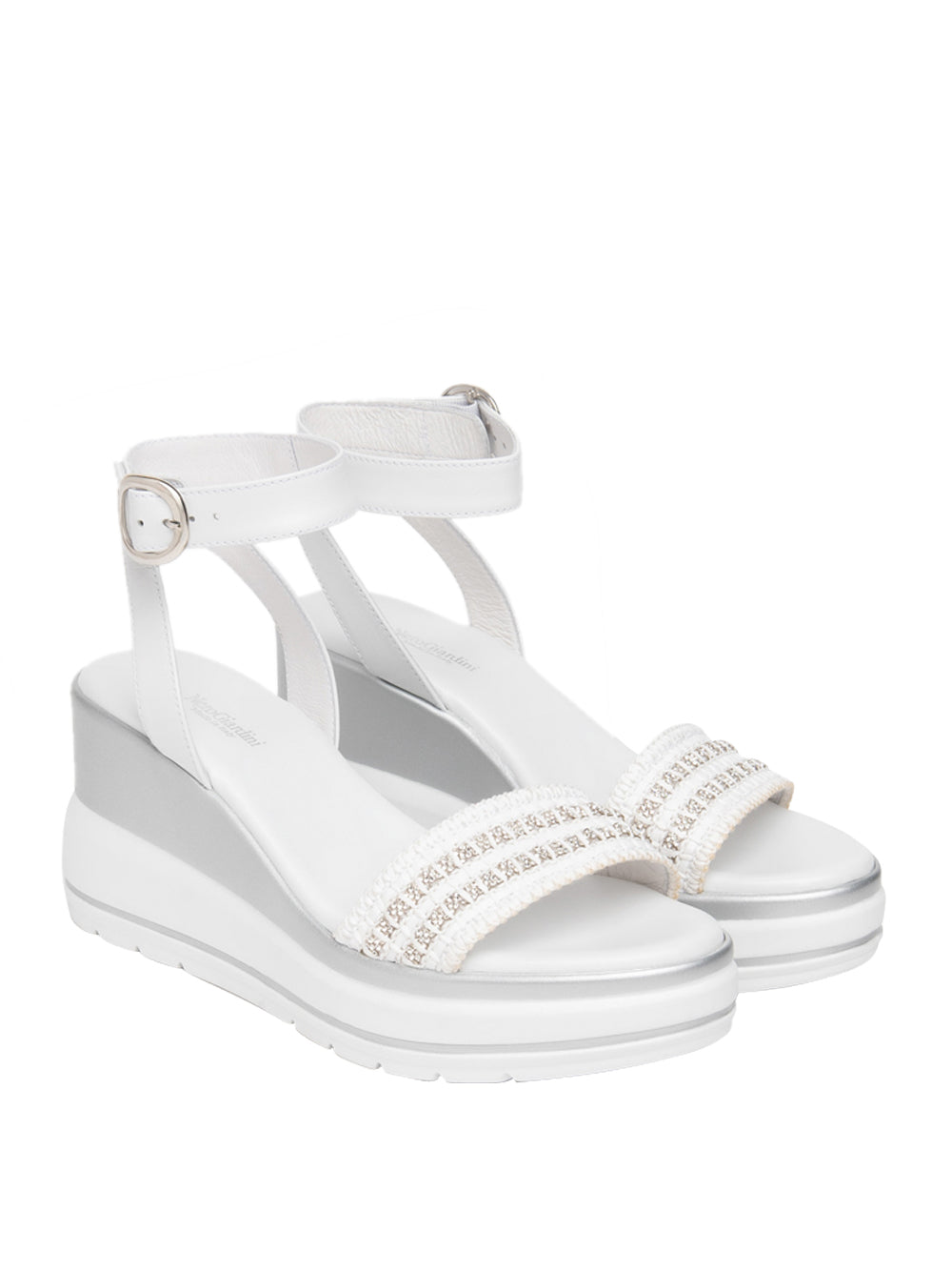 NERO GIARDINI Sandali con zeppa Donna - Bianco modello E615960D