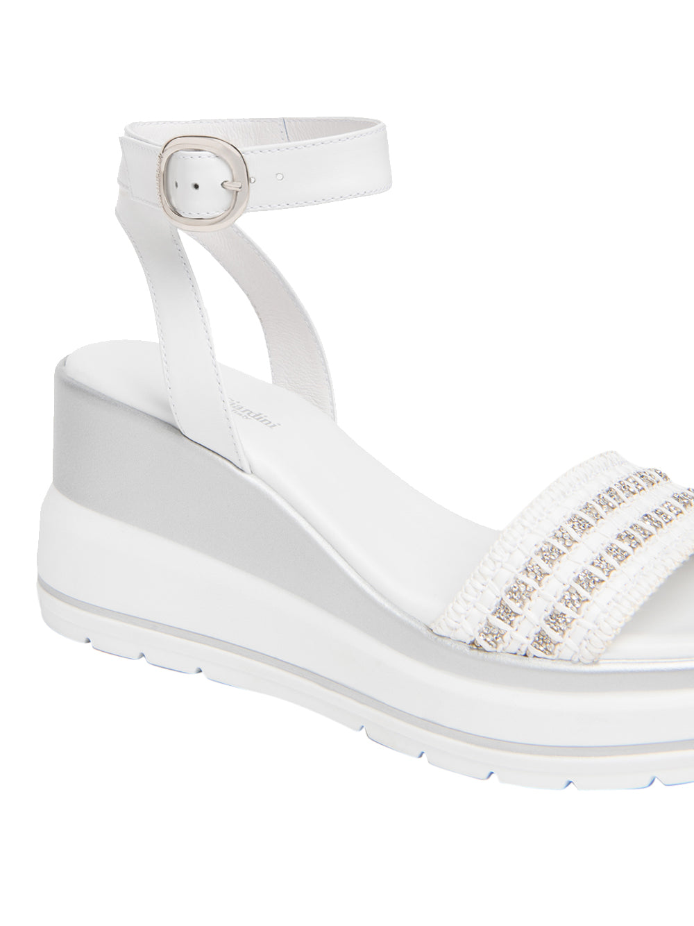 NERO GIARDINI Sandali con zeppa Donna - Bianco modello E615960D