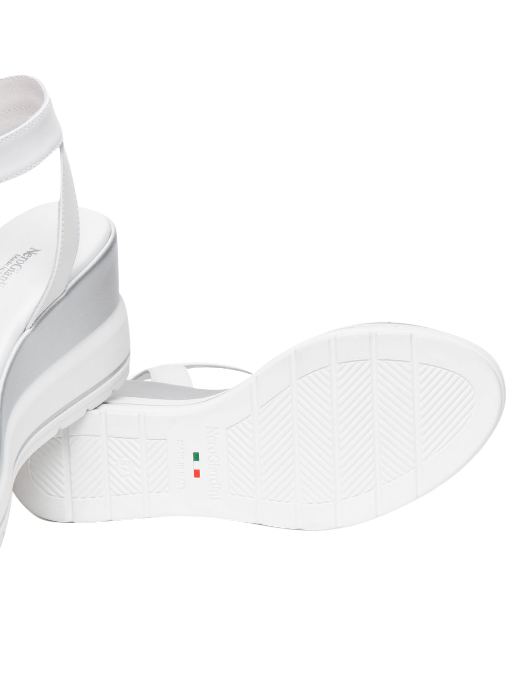 NERO GIARDINI Sandali con zeppa Donna - Bianco modello E615960D