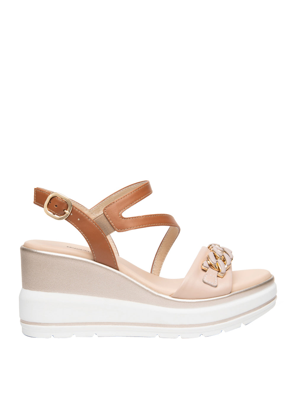 NERO GIARDINI Sandali con zeppa Donna - Cipria modello E615962D