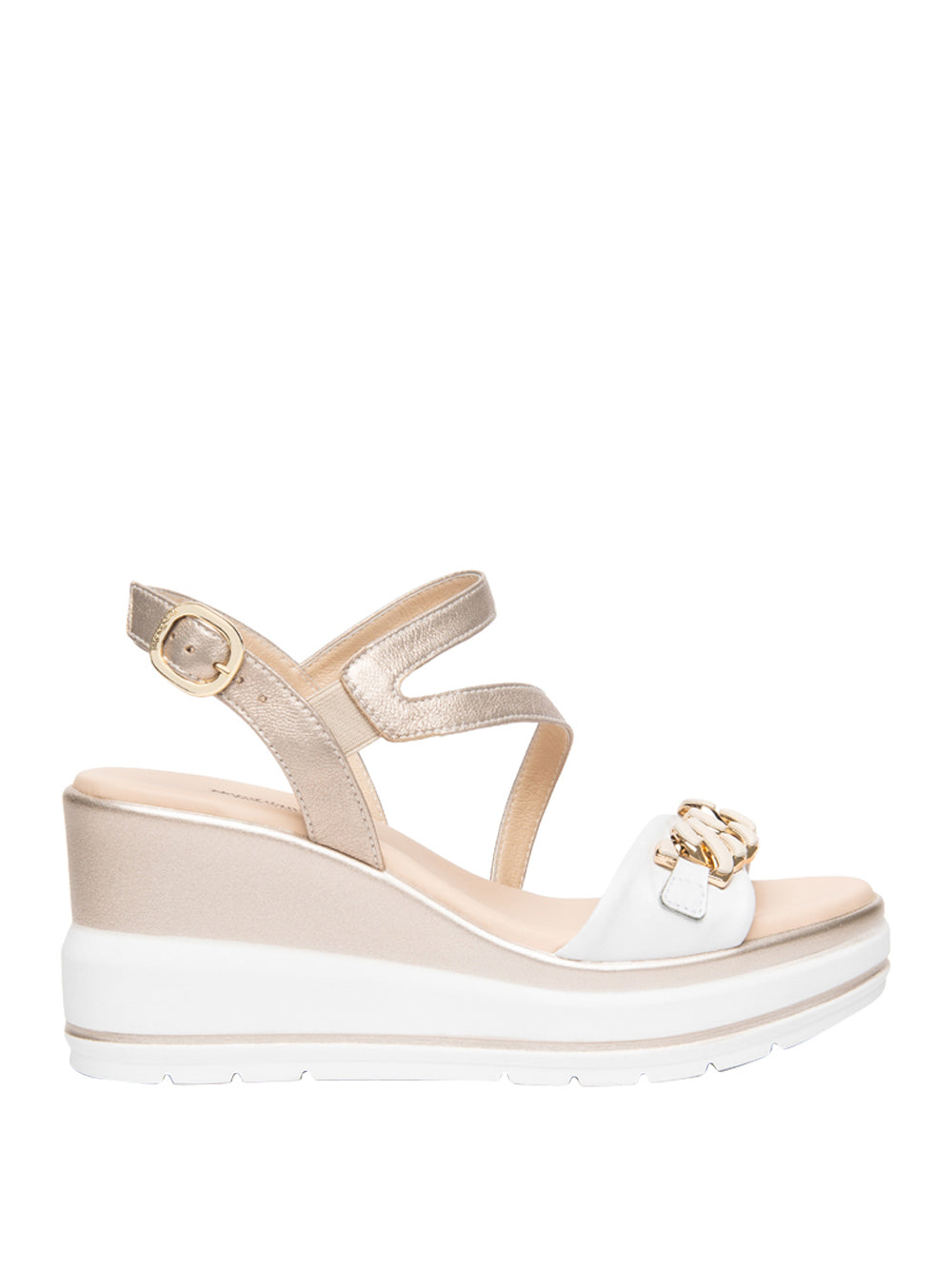 NERO GIARDINI Sandali con zeppa Donna - Bianco modello E615962D