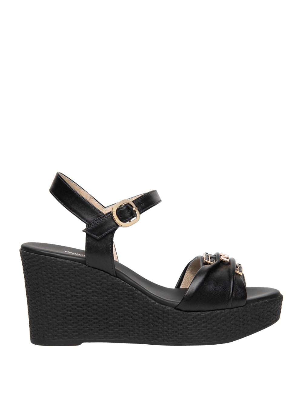 NERO GIARDINI Sandali con zeppa Donna - Nero modello E615980D