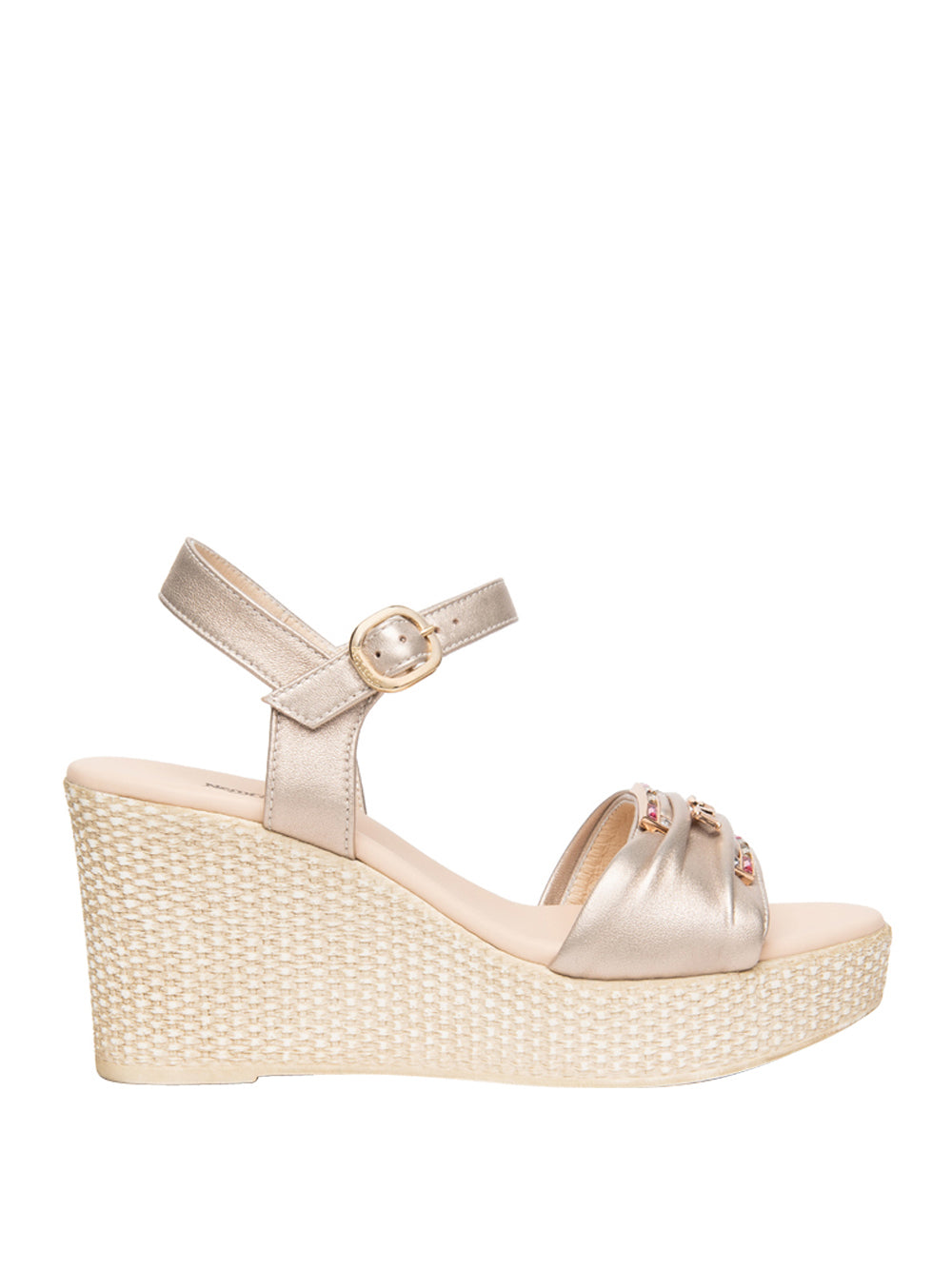 NERO GIARDINI Sandali con zeppa Donna - Grigio modello E615981D