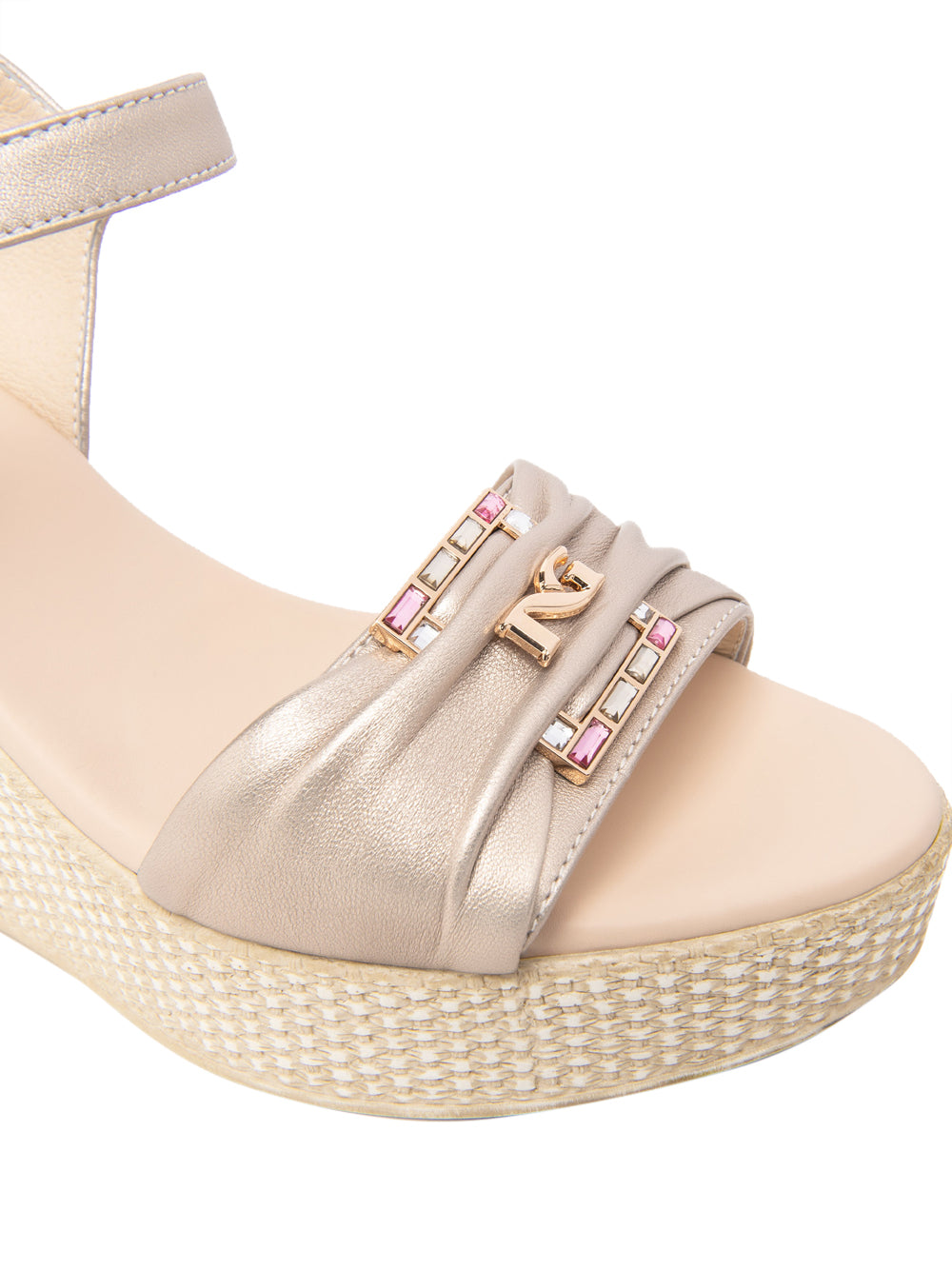NERO GIARDINI Sandali con zeppa Donna - Grigio modello E615981D