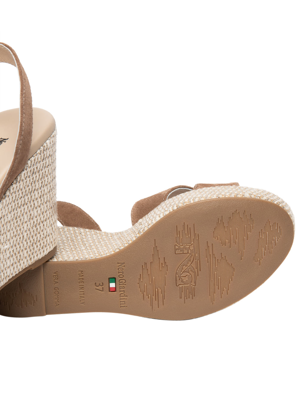 NERO GIARDINI Sandali con zeppa Donna - Marrone modello E616020D