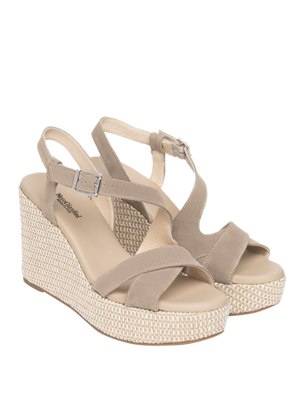 NERO GIARDINI Sandali con zeppa Donna - Beige modello E616020D