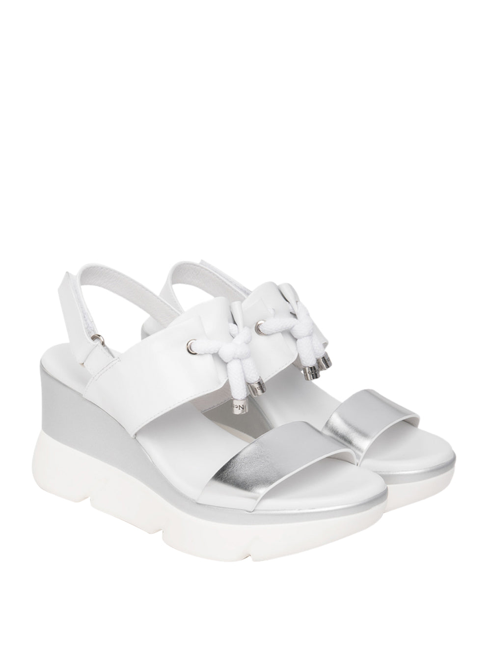 NERO GIARDINI Sandali con zeppa Donna - Argento modello E616061D
