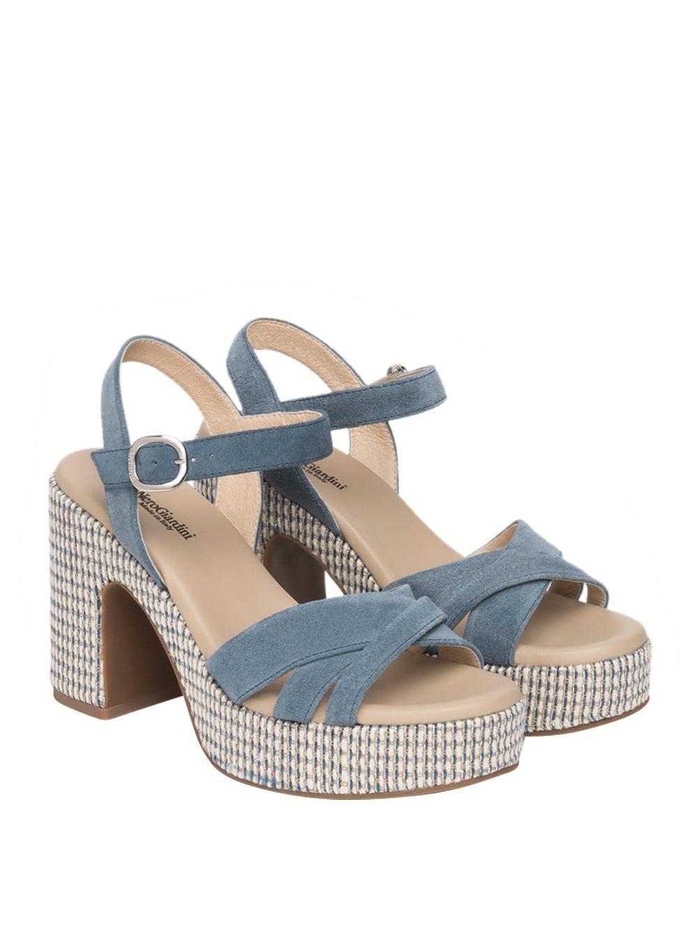 NERO GIARDINI Sandali con tacco Donna - Blu modello E616070D