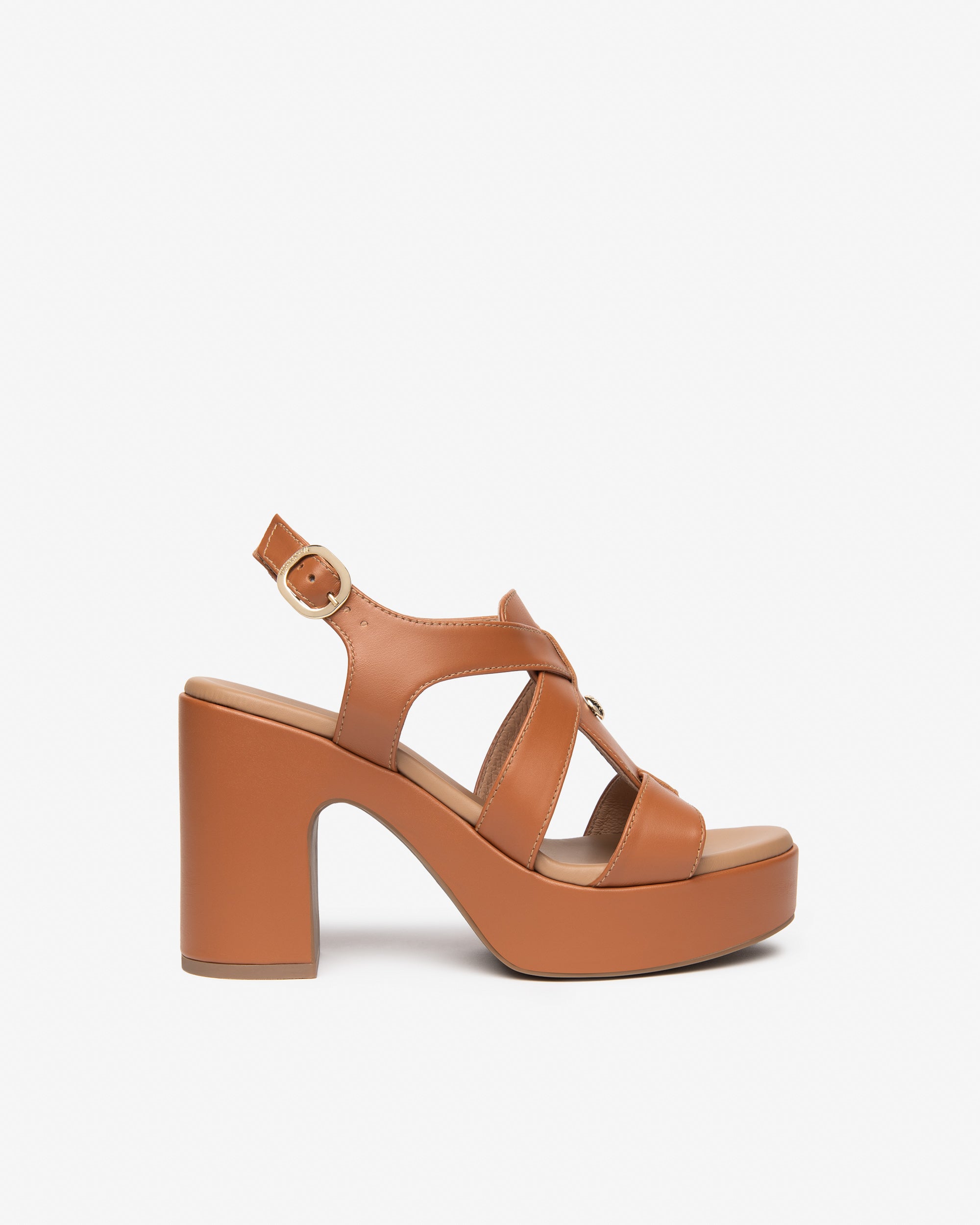 NERO GIARDINI Sandali con tacco Donna - Cuoio modello E616092D