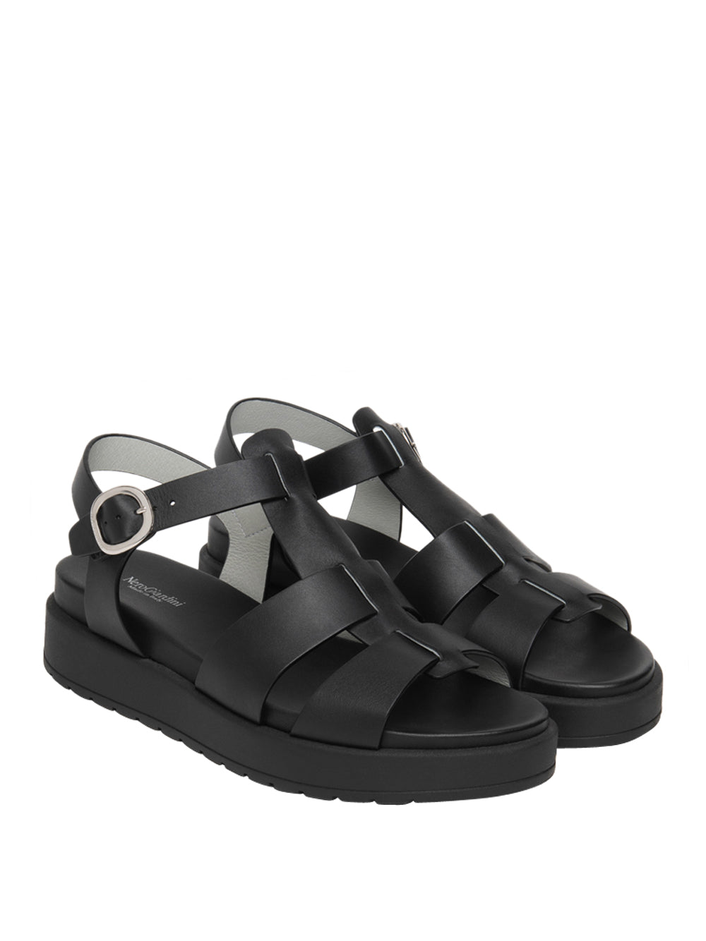 NERO GIARDINI Sandali platform Donna - Nero modello E617050D