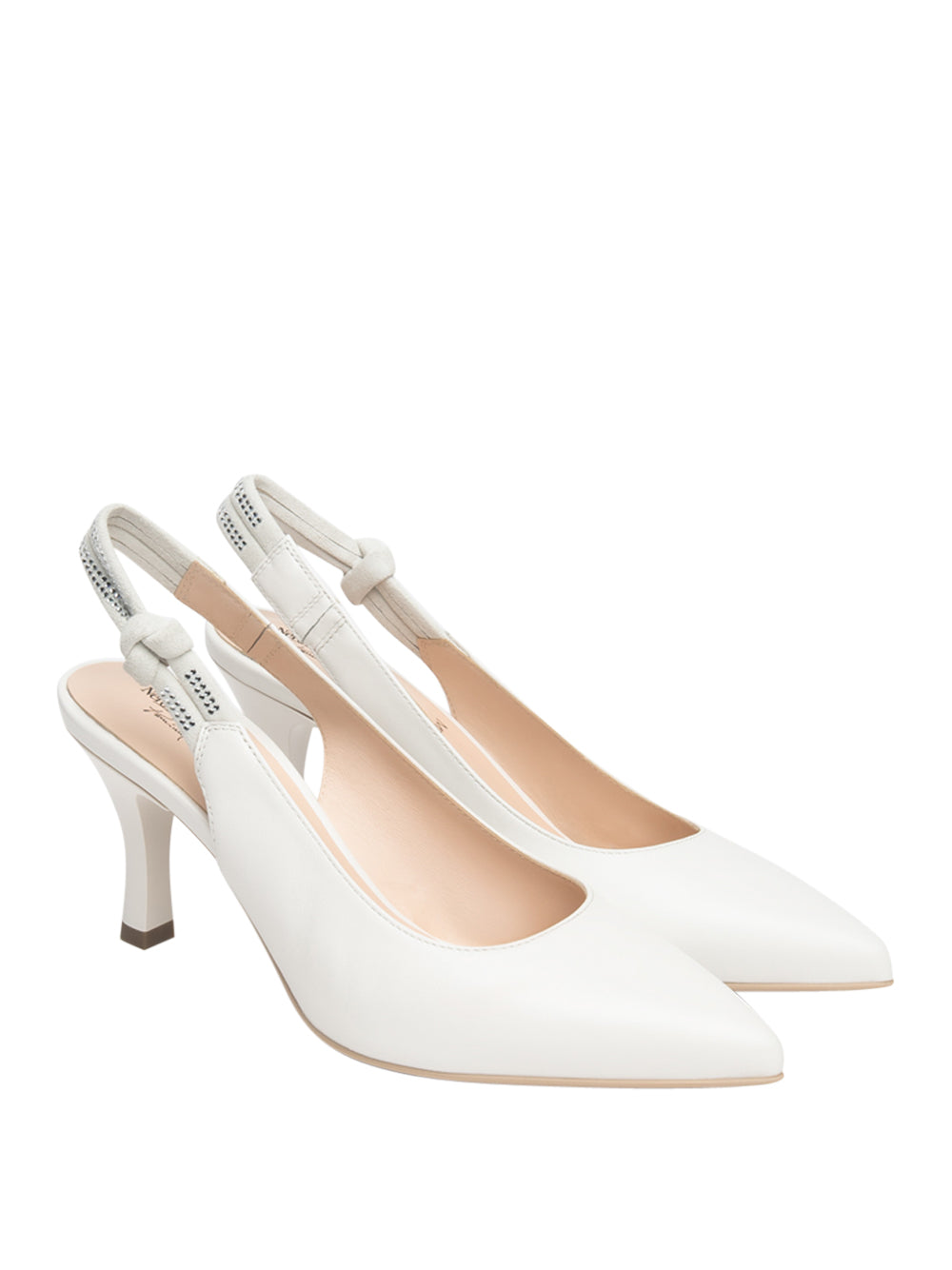 NERO GIARDINI Decollete sling back Donna - Bianco modello E618341DE