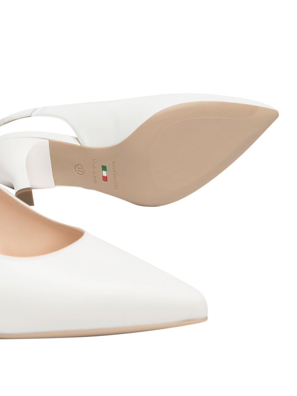 NERO GIARDINI Decollete sling back Donna - Bianco modello E618341DE