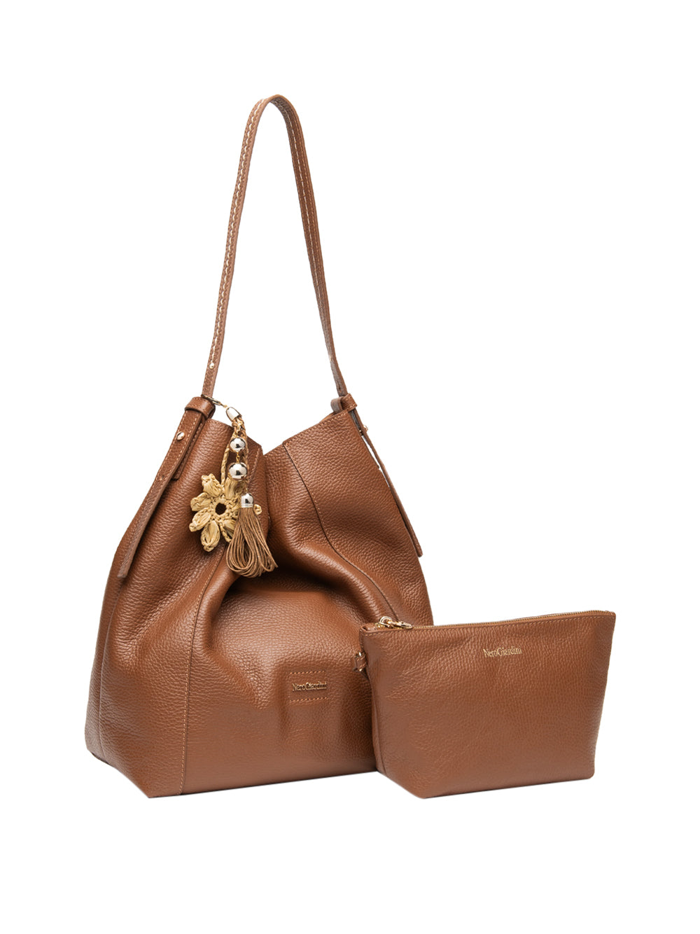 NERO GIARDINI Borsa a Secchiello Donna - Cuoio modello E644140D