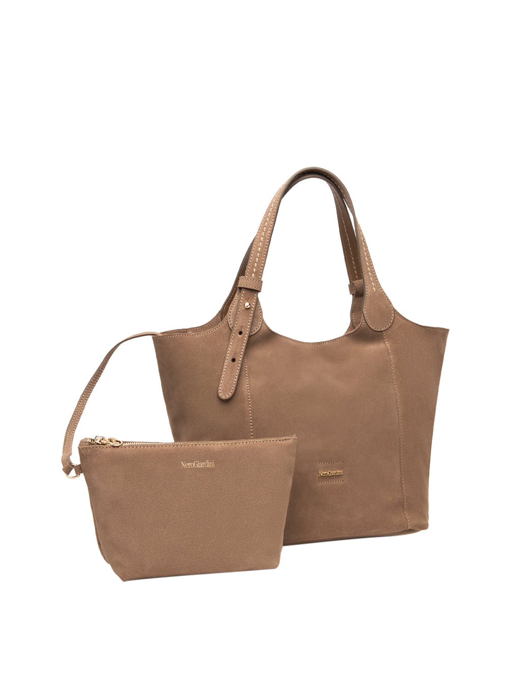 NERO GIARDINI Borsa a Spalla Donna - Marrone modello E644145D
