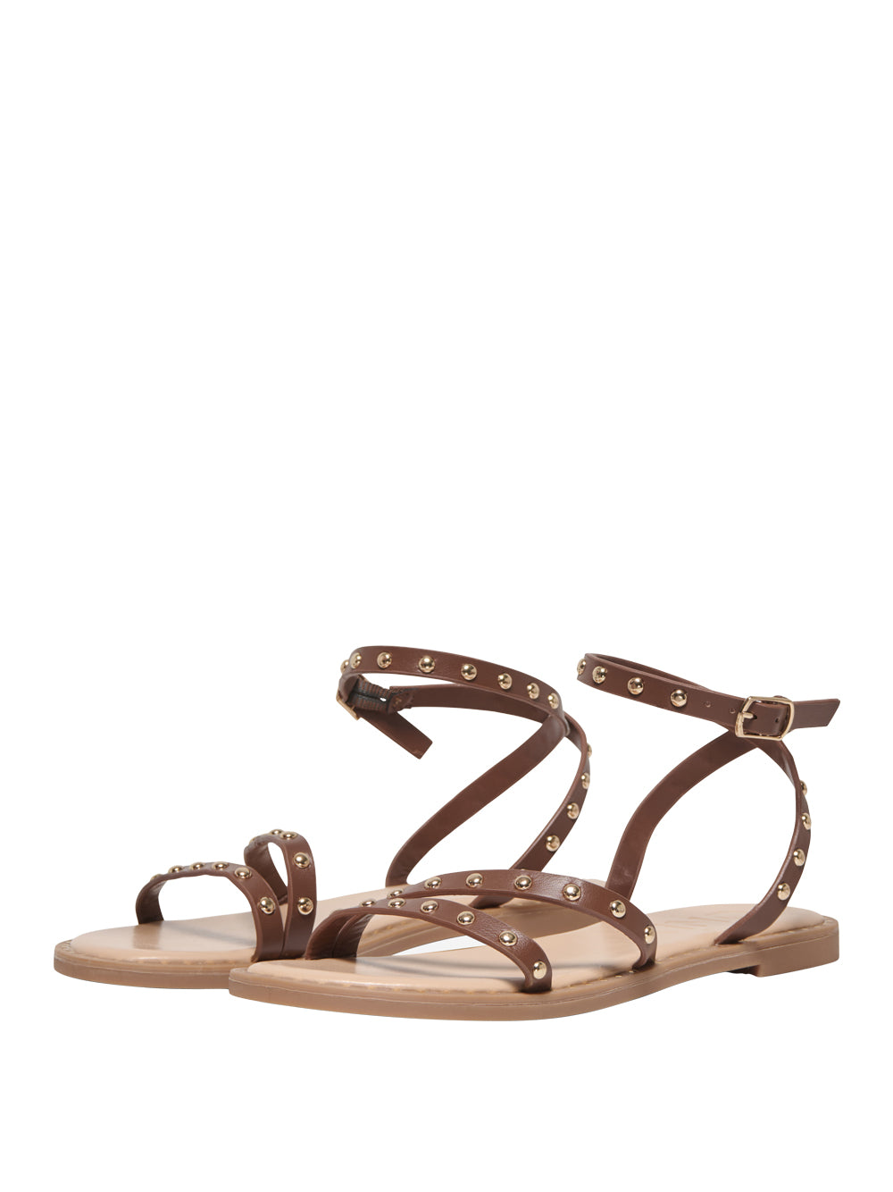 ONLY Sandali con borchie Donna - Marrone modello 15369102