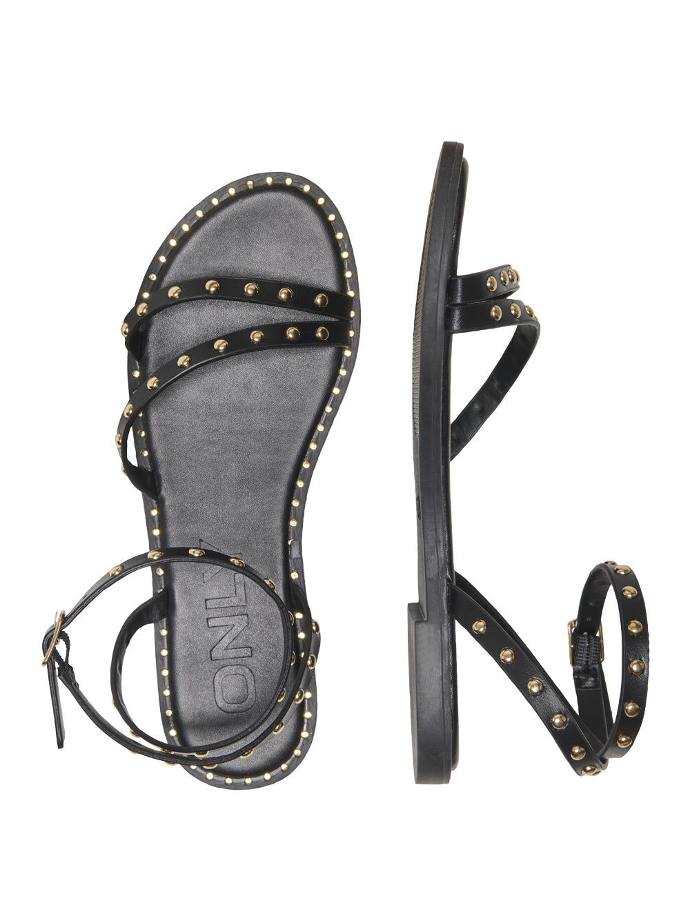 ONLY Sandali con borchie Donna - Nero modello 15369102
