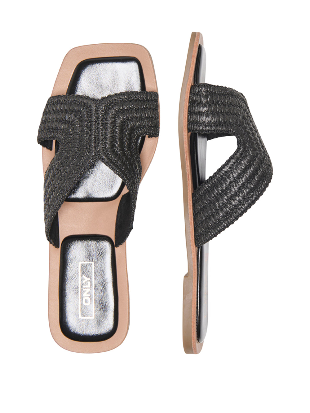 ONLY Sandali slippers Donna - Nero modello 15369124
