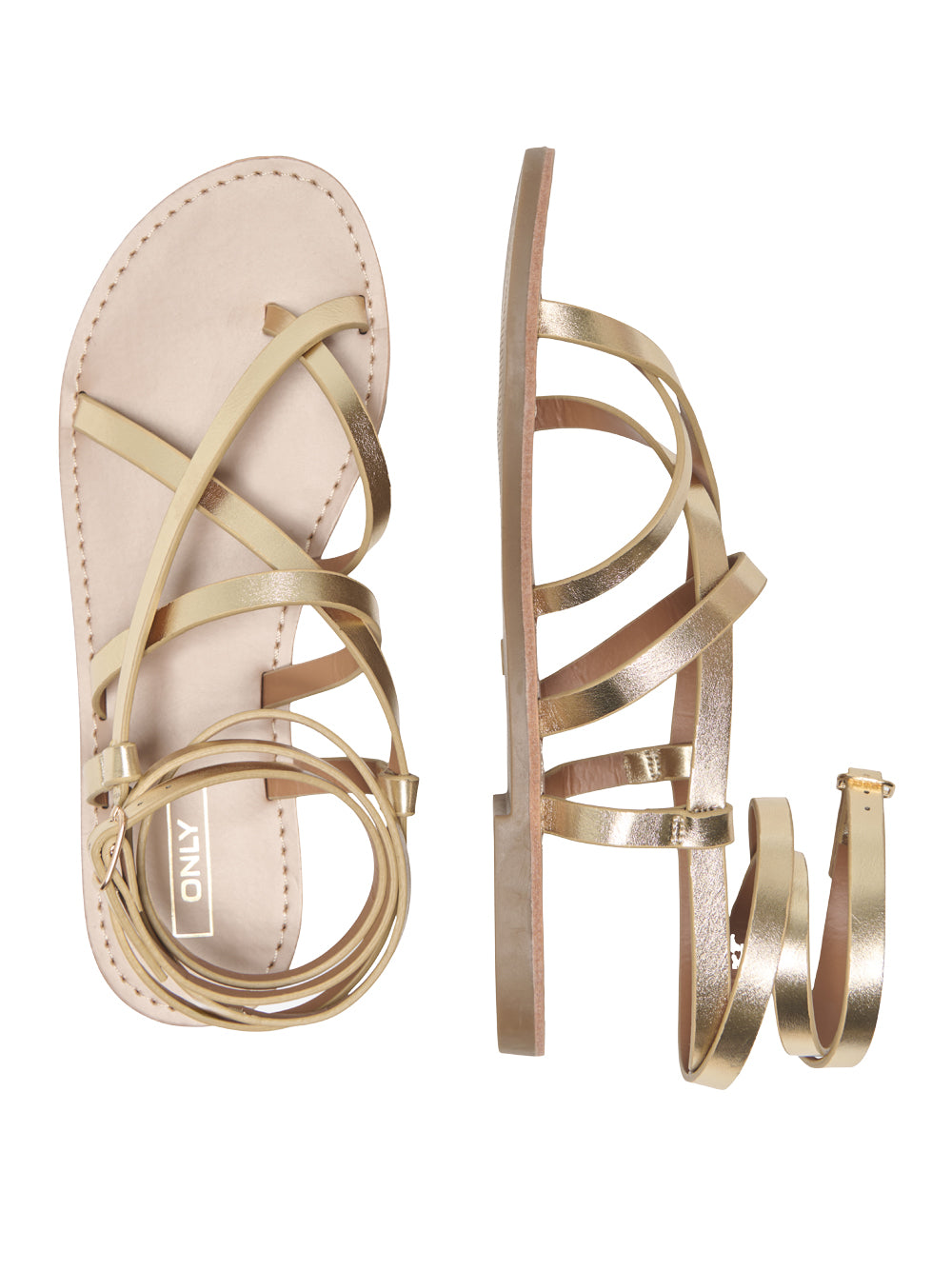 ONLY Sandali infradito Donna - Oro modello 15369183