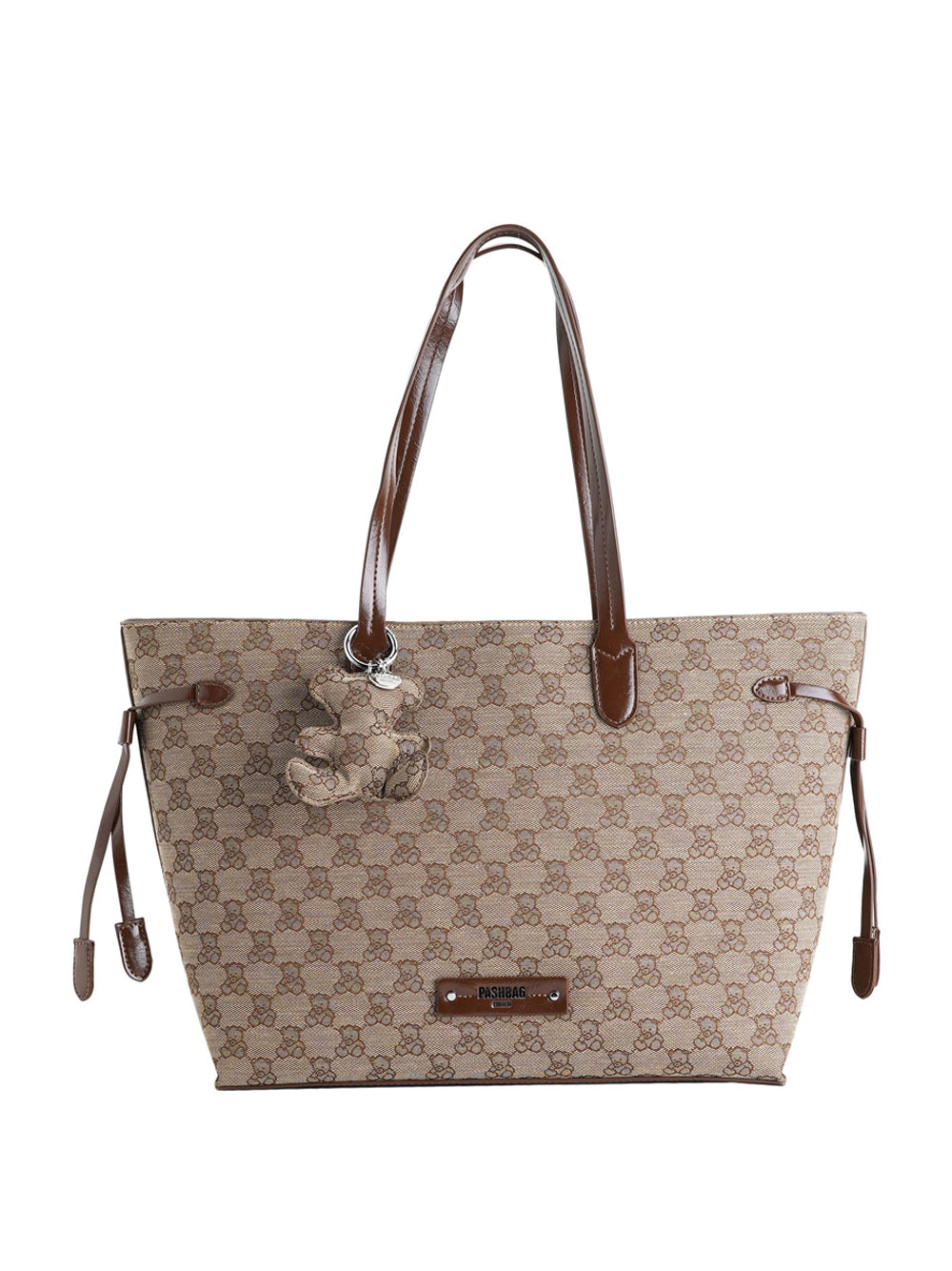 PASH BAG Borsa Shopping logato Donna - Beige modello 18372-SOH-W5B-P