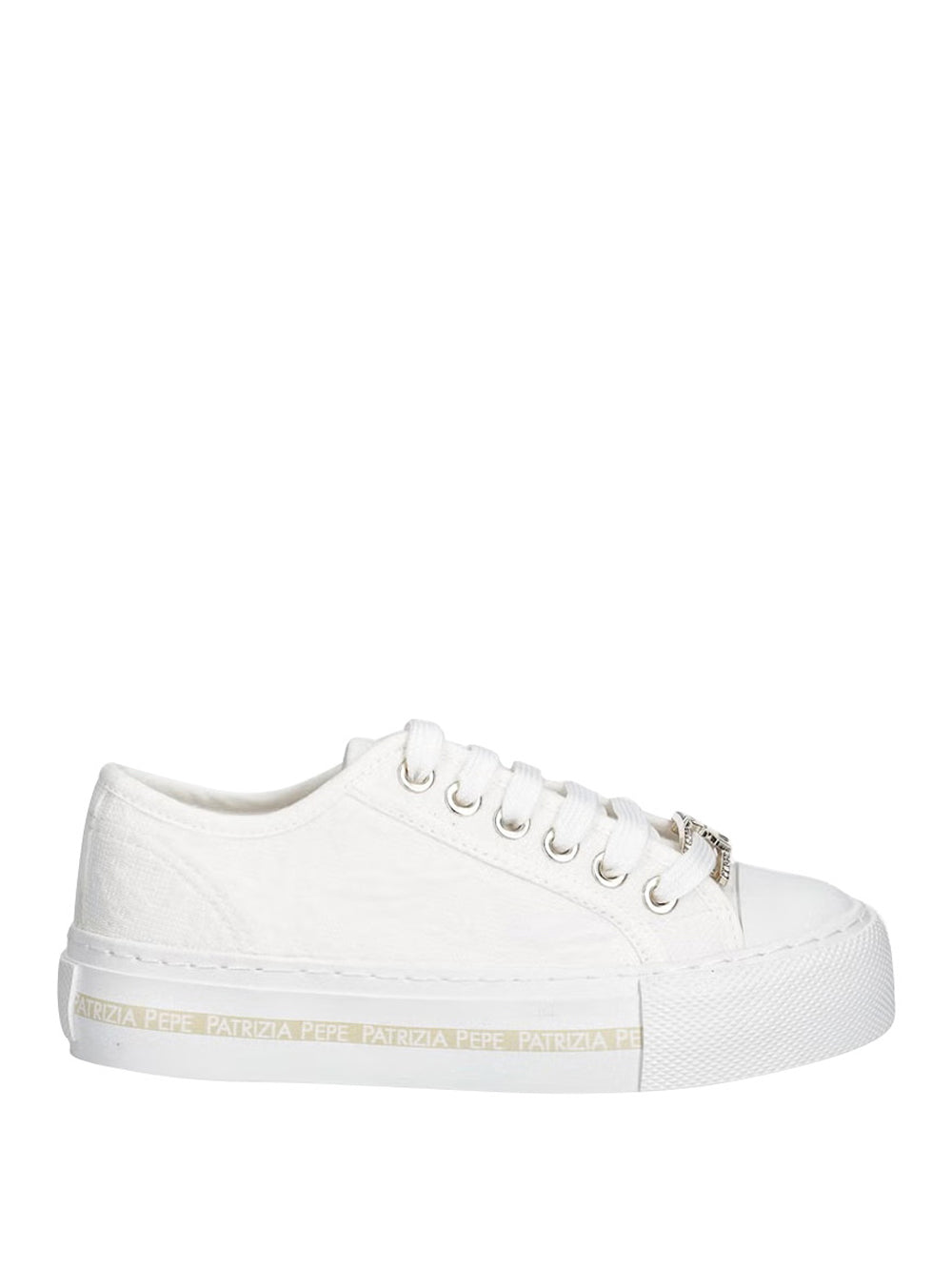 PATRIZIA PEPE Sneakers platform Donna - Bianco modello PPJ354