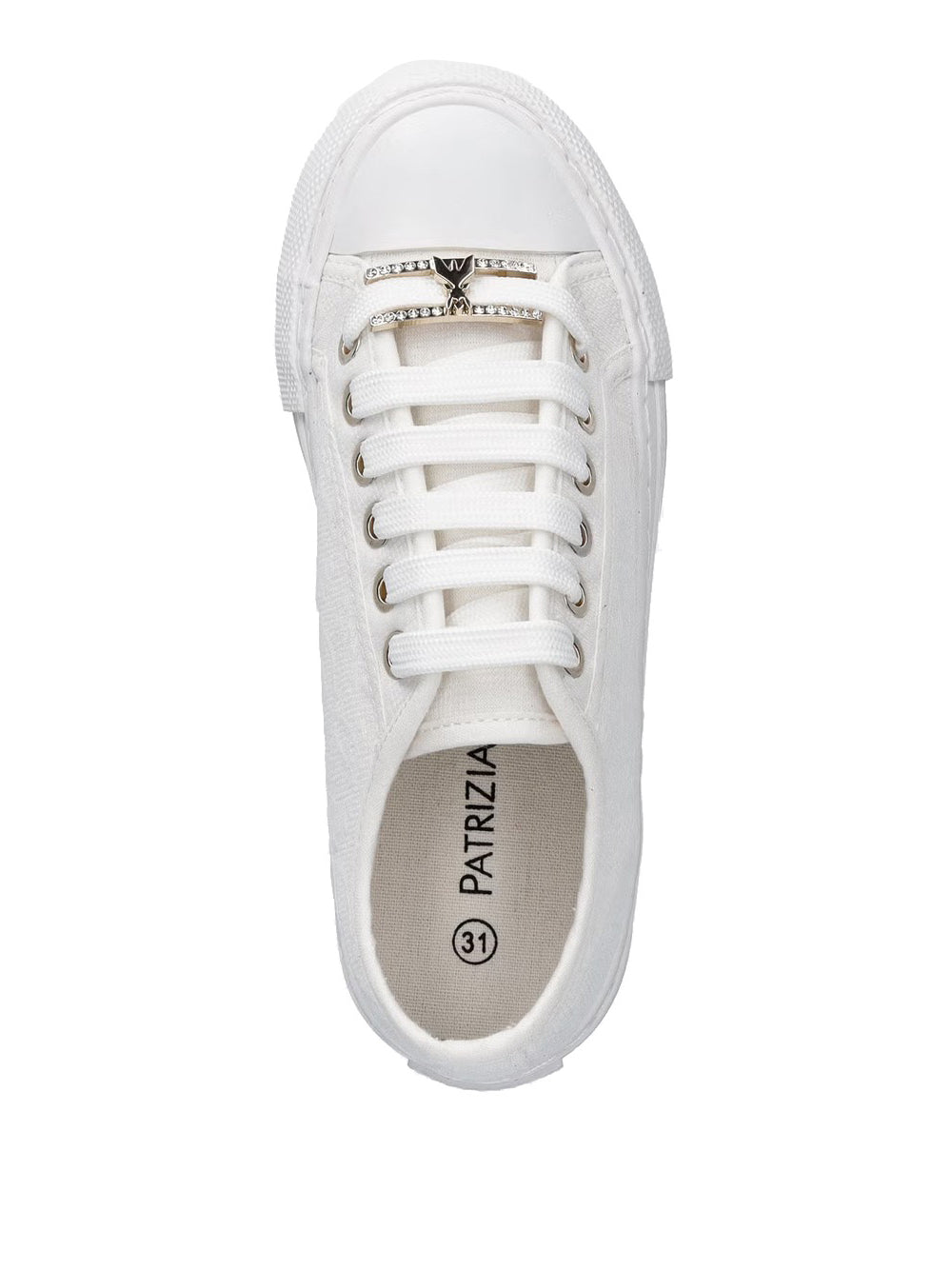 PATRIZIA PEPE Sneakers platform Donna - Bianco modello PPJ354
