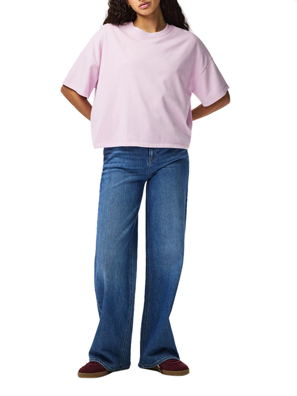 PIECES Felpa Donna - Viola modello 17118870