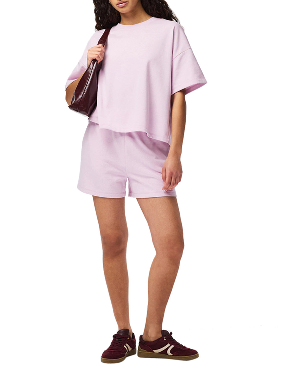 PIECES Felpa Donna - Viola modello 17118870