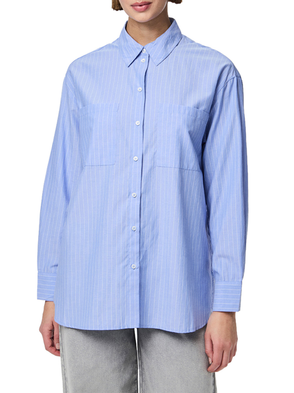 PIECES Camicia Donna - Blu modello 17154735