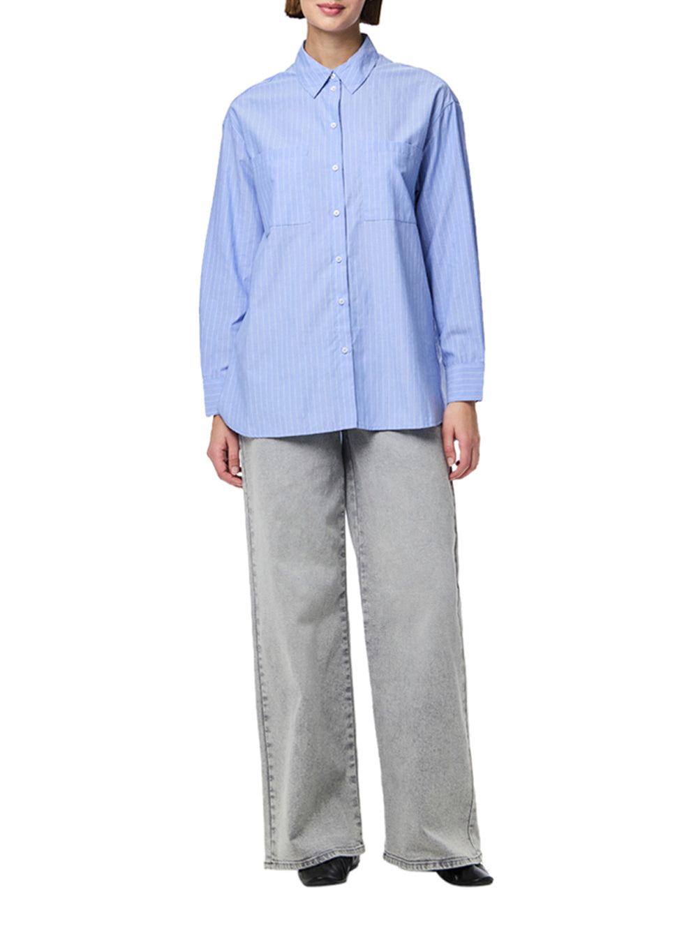 PIECES Camicia Donna - Blu modello 17154735