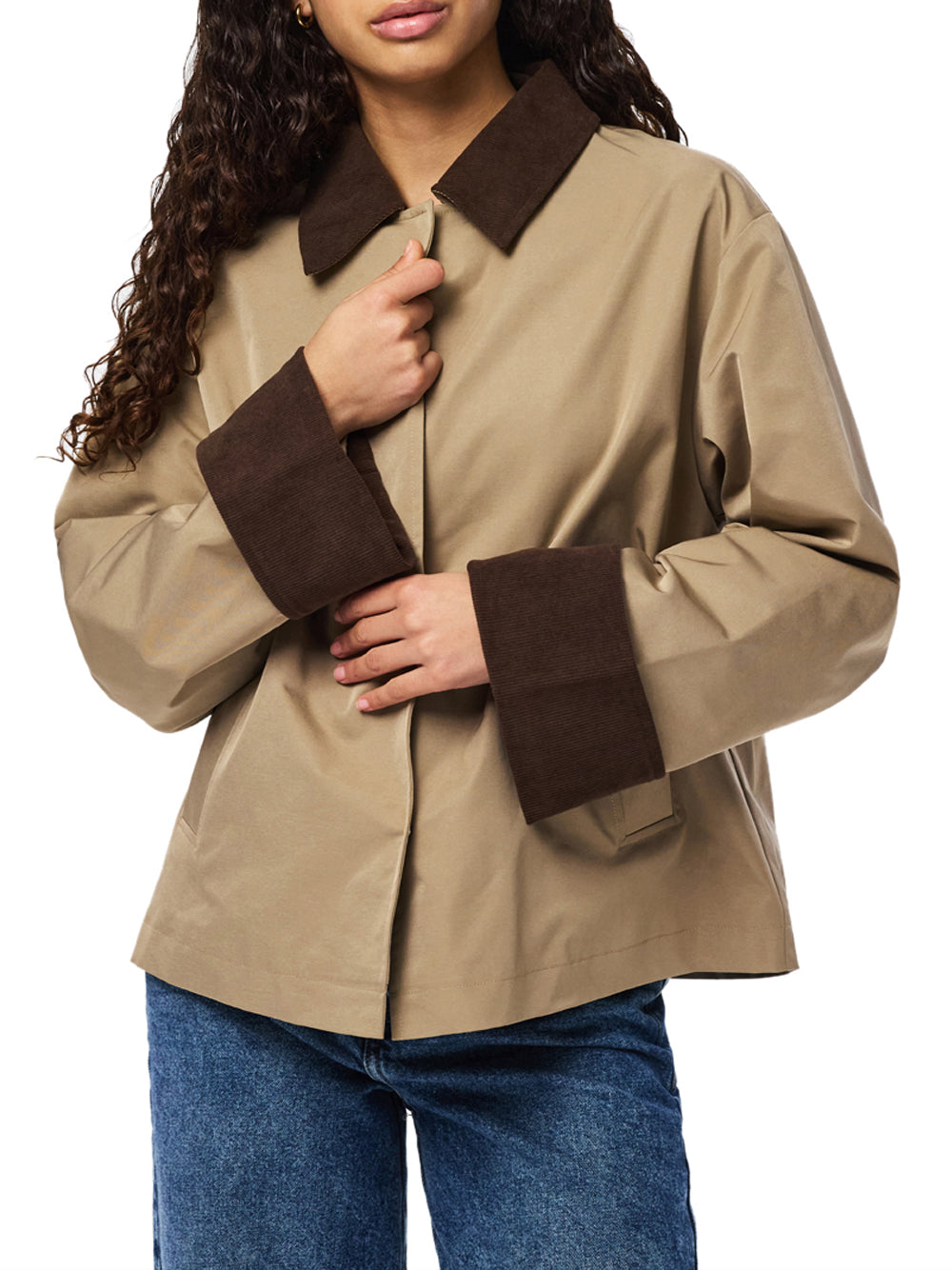 PIECES Giubbino Donna - Grigio modello 17161869