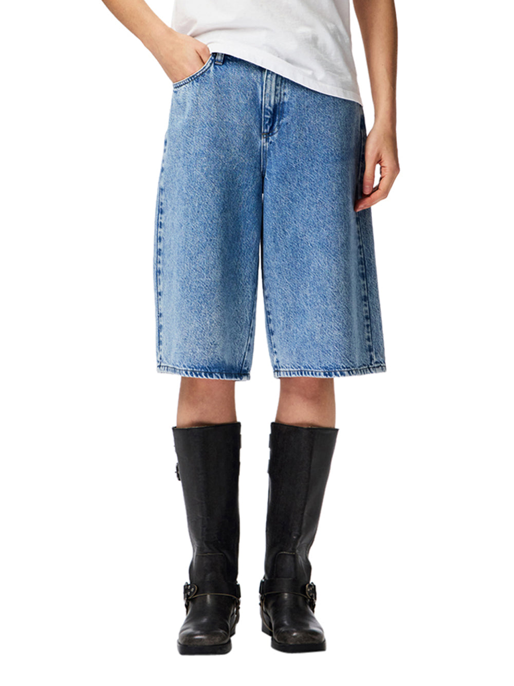 PIECES Shorts Donna - Blu modello 17161960