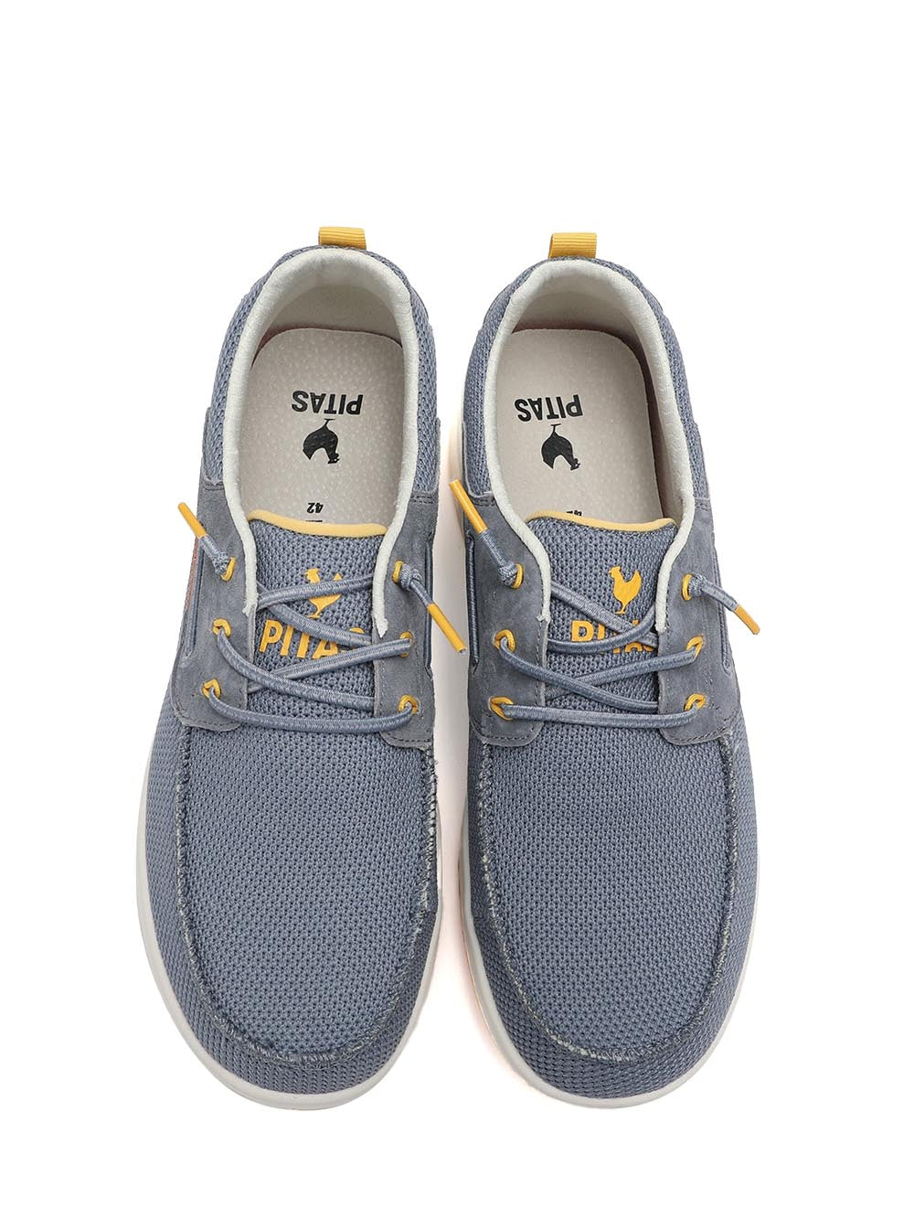 PITAS Slip-on Moc toe Uomo - Azzurro modello BAY