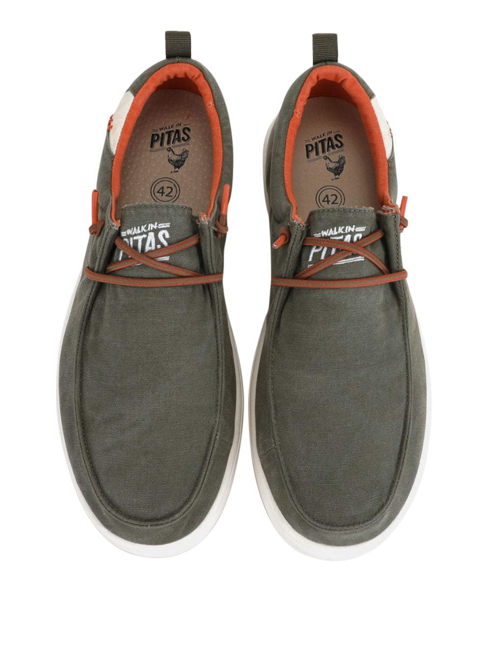 PITAS Slip-on Moc toe Uomo - Kaki modello BIARRITZ