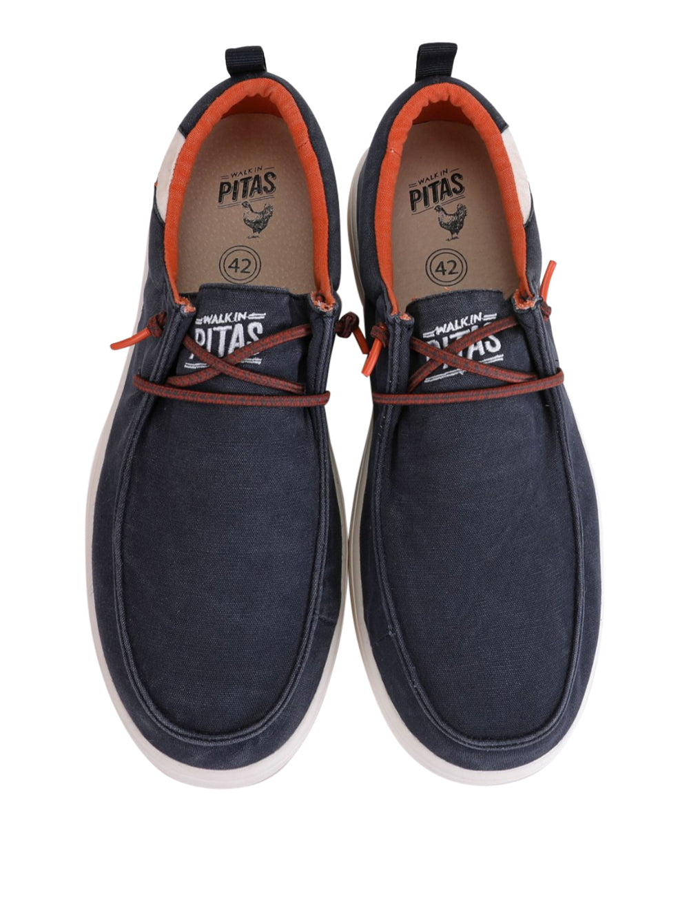 PITAS Slip-on Moc toe Uomo - Blu modello BIARRITZ
