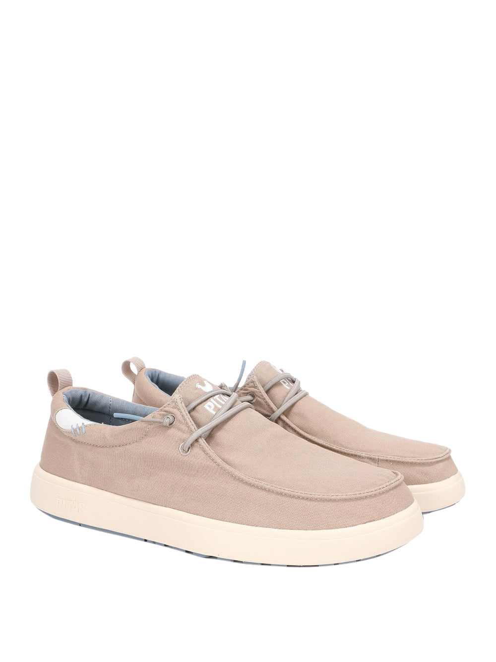 PITAS Slip-on Moc toe Uomo - Beige modello BIARRITZ